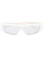 Rick Owens lunettes de soleil à monture rectangulaire - Gris