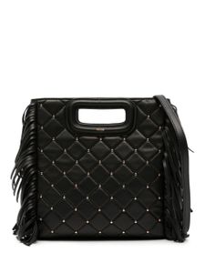 Maje M studded leather bag - Noir