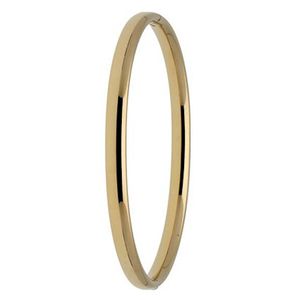 Glow 204.2560.60 Armband Bangle Ovale buis geelgoud 5 x 60 mm