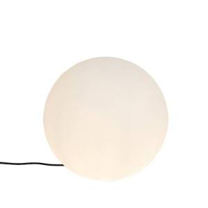 QAZQA Moderne buitenlamp wit 45 cm IP65 - Nura