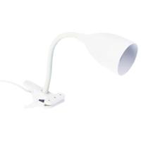 Atmosphera Klem bureaulampje - Design Light Classic - wit - H43 cm