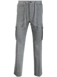 Corneliani pantalon droit à lien de resserrage - Gris