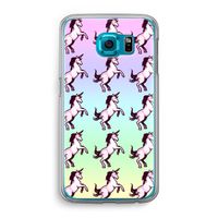Musketon Unicorn: Samsung Galaxy S6 Transparant Hoesje