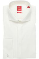 Pure Slim Fit Gala shirt crème, Effen - thumbnail