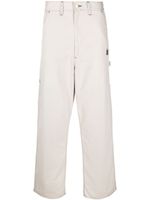 Needles x Smith's pantalon ample à papillon brodé - Tons neutres