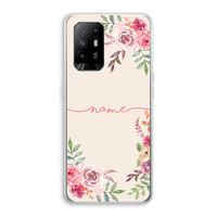 Rozen: Oppo A95 5G Transparant Hoesje