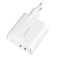 LogiLink PA0282 USB-oplader Binnen, Thuis Aantal uitgangen: 2 x USB-C bus (Power Delivery) USB Power Delivery (USB-PD) - thumbnail