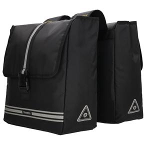 Beagles Bicycle Tarpaulin Dubbele Fietstas Zwart