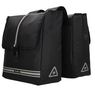 Beagles Bicycle Tarpaulin Dubbele Fietstas Zwart