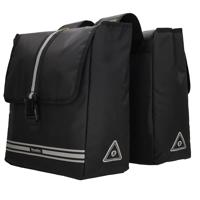 Beagles Bicycle Tarpaulin Dubbele Fietstas Zwart