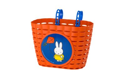 Basil Widek fietsmandje pvc nijntje oranje