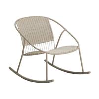 Kave Home Atrani schommelstoel Taupe