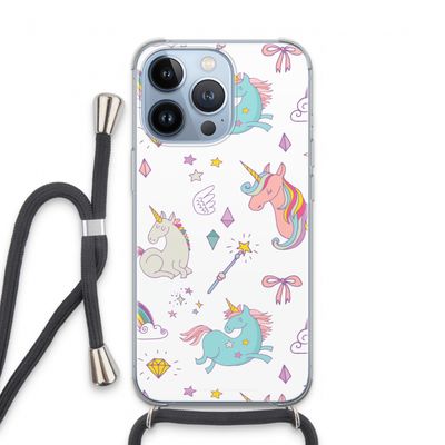Fantasiewereld: iPhone 13 Pro Transparant Hoesje met koord