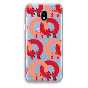 Dogs: Samsung Galaxy J3 (2017) Transparant Hoesje