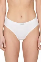 Dames heupslip ( Highleg mini ) - Katoenen vrouwen midi slip - XL - Wit | Dames slip - Onderbroek - Ondergoed - XL - Onderbroek - Ondergoed - XL -