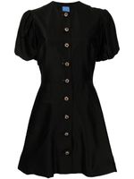 Macgraw robe courte Sorbet en soie - Noir