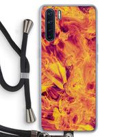 Eternal Fire: Oppo A91 Transparant Hoesje met koord Eternal Fire: Oppo A91 Transparant Hoesje met koord