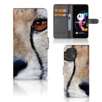 Motorola Edge 20 Lite | Telefoonhoesje | Met pasjeshouder | Cheetah