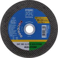 PFERD TOOLS EHT 180-3,2 PSF ALU+STONE 61826222 Doorslijpschijf recht 180 mm 25 stuk(s) Aluminium, Non-ferrometaal, Titanium, Titaniumlegering, Gietijzer,