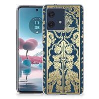 Motorola Edge 40 Neo TPU Case Beige Flowers - thumbnail