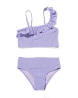 HEMA Kinderbikini Seersucker Lila (lila)