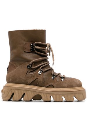 Casadei bottines Generation C en cuir - Marron