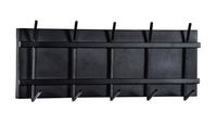 Brix Kapstok 'Gabi' Mangohout, kleur Zwart