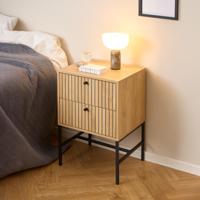 Bendt Nachtkastje 'Davon' Eikenlook, Met 2 laden