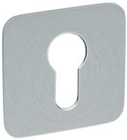 Cilinderrozet paar 4knt SF2 rvs mat