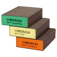 Bosch Accessoires Schuursponsset Flat And Edge - 2609256F16 - thumbnail