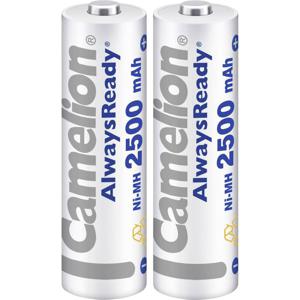 Camelion AlwaysReady Oplaadbare AA batterij (penlite) NiMH 2500 mAh 1.2 V 2 stuk(s)