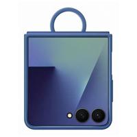 Samsung Ring Case (Silicone) voor Samsung Galaxy Z Flip7 5G Telefoonhoesje Blauw