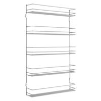 Metaltex Space Saver Smart Kitchen Pepito Kruidenrek 5 Etages 36x8x58 cm Zilver - thumbnail