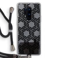 Geometrisch patroon: OnePlus 8 Pro Transparant Hoesje met koord