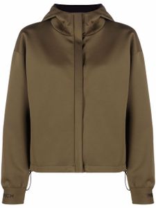 Woolrich veste bomber zippée à capuche - Vert