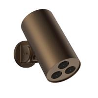 Hoofddouche BWS Sensa Cilinder Muur Geborsteld Brons PVD