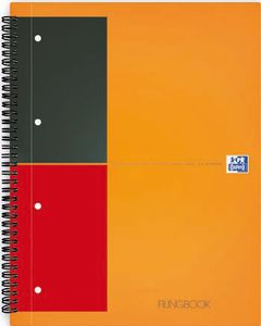 Oxford Activebook schrijfblok & schrift A4 80 vel Oranje