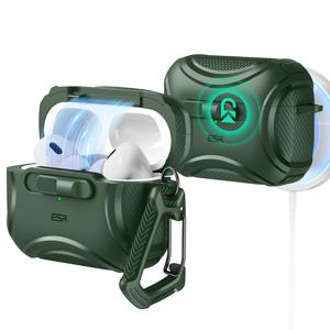 AirPods Pro (2023/2022/2019) Cyber FlickLock Case (HaloLock) Forest Green