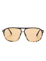 TOM FORD Eyewear lunettes de soleil à monture pilote - Noir