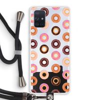 Donuts: Samsung Galaxy A71 Transparant Hoesje met koord