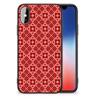 iPhone X | Xs Back Case Batik Rood
