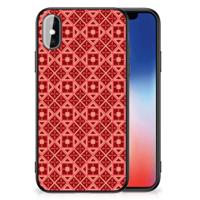 iPhone X | Xs Back Case Batik Rood