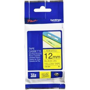 Brother Printlintcassette TZE-631 geel/zwart 12 mm