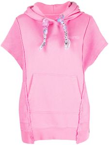 Khrisjoy Mouwloze hoodie - Roze