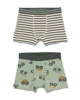 HEMA Kinder Boxers Stretch Katoen - 2 Stuks Beige (beige) - thumbnail