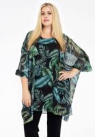 Yoek Tuniek TROPICOOL | Zwart | Maat 46/48