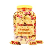 Toblerone Mini "Vrolijk Kerstfeest" - chocolade kerstcadeau - 1000g Toblerone Mini "Vrolijk Kerstfeest" - chocolade kerstcadeau - 1000g