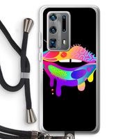 Lip Palette: Huawei P40 Pro Plus Transparant Hoesje met koord