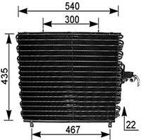 Condensor, airconditioning AC166000S
