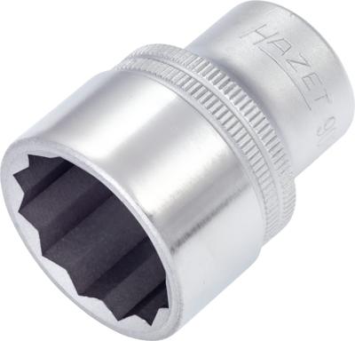 HAZET Dopsleutel 900AZ-1 · 1/2 inch (12,5 mm) vierkant hol · Buitentwaalfkant tractieprofiel · SW 1?